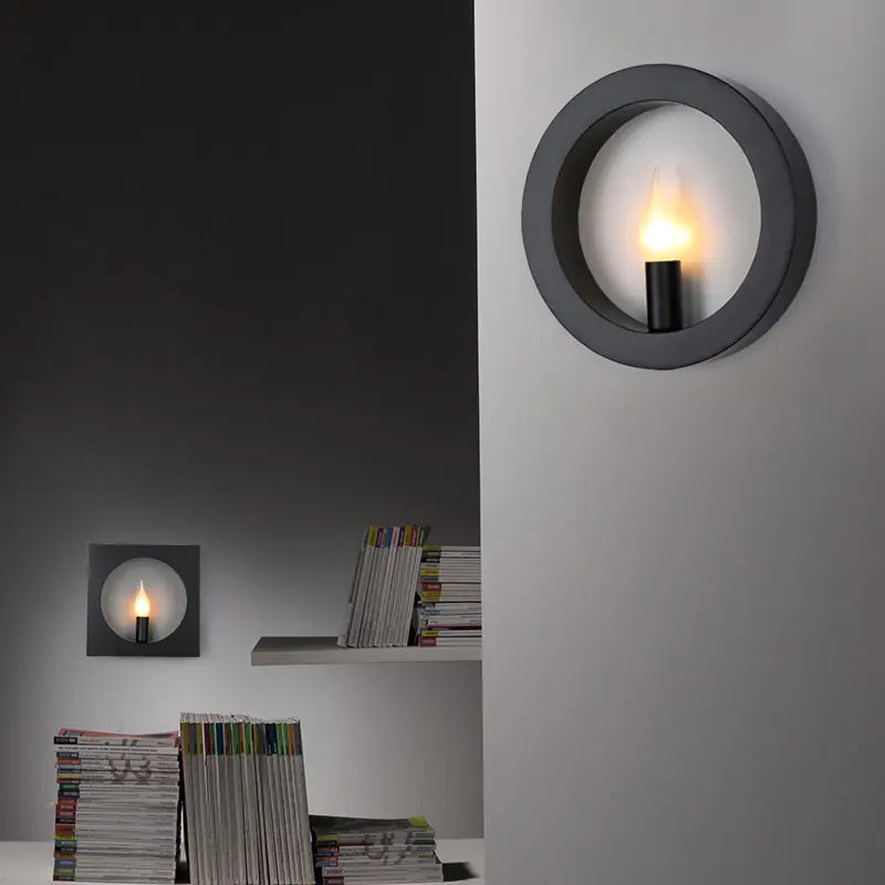 Modern Nordic Iron Wall Lamp for Staircase and Corridor