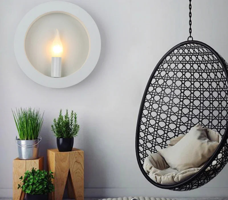 Modern Nordic Iron Wall Lamp for Staircase and Corridor
